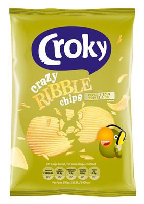 Croky chips Peper &zout 20x 40 gram