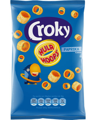 Croky Hula hoops Paprika 24x 75gr