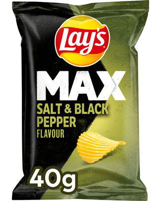 Lay's max salt&pepper 40 gr(20st)