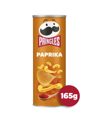 PRINGLES PAPRIKA CHIPS  19X165 GR