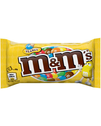 M&M'S PEANUTS SINGLE 45GR (24st)