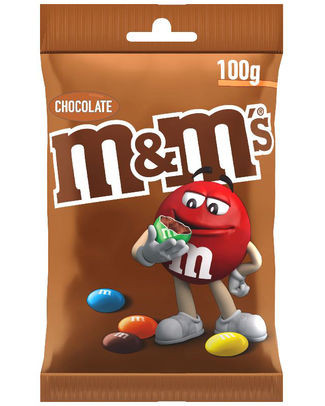 M&M's CHOCO BAG 100GR (16 stuks)