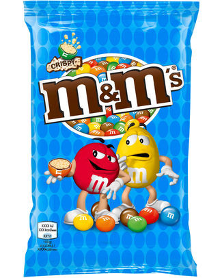 M&M'S CRISPY BAGS 77 GR (16st)