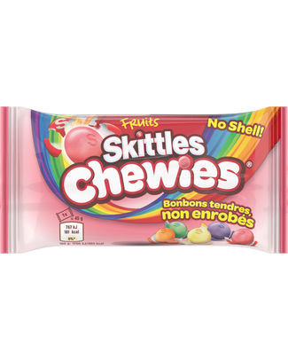 SKITTLES CHEWIES FRUITS 45 GR (36 st)