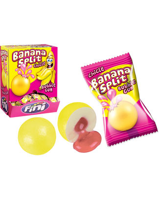 Fini boom gum banana split 5gr 200 stuks/1kg