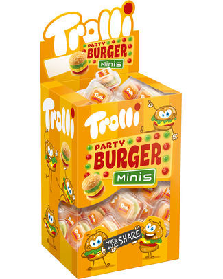 Trolli mini burger 80 stuks