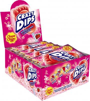 Crazy dips aardbei 24 stuks