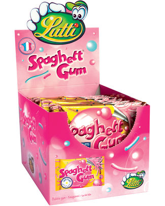 Lutti spaghetti gum (24 stuks)