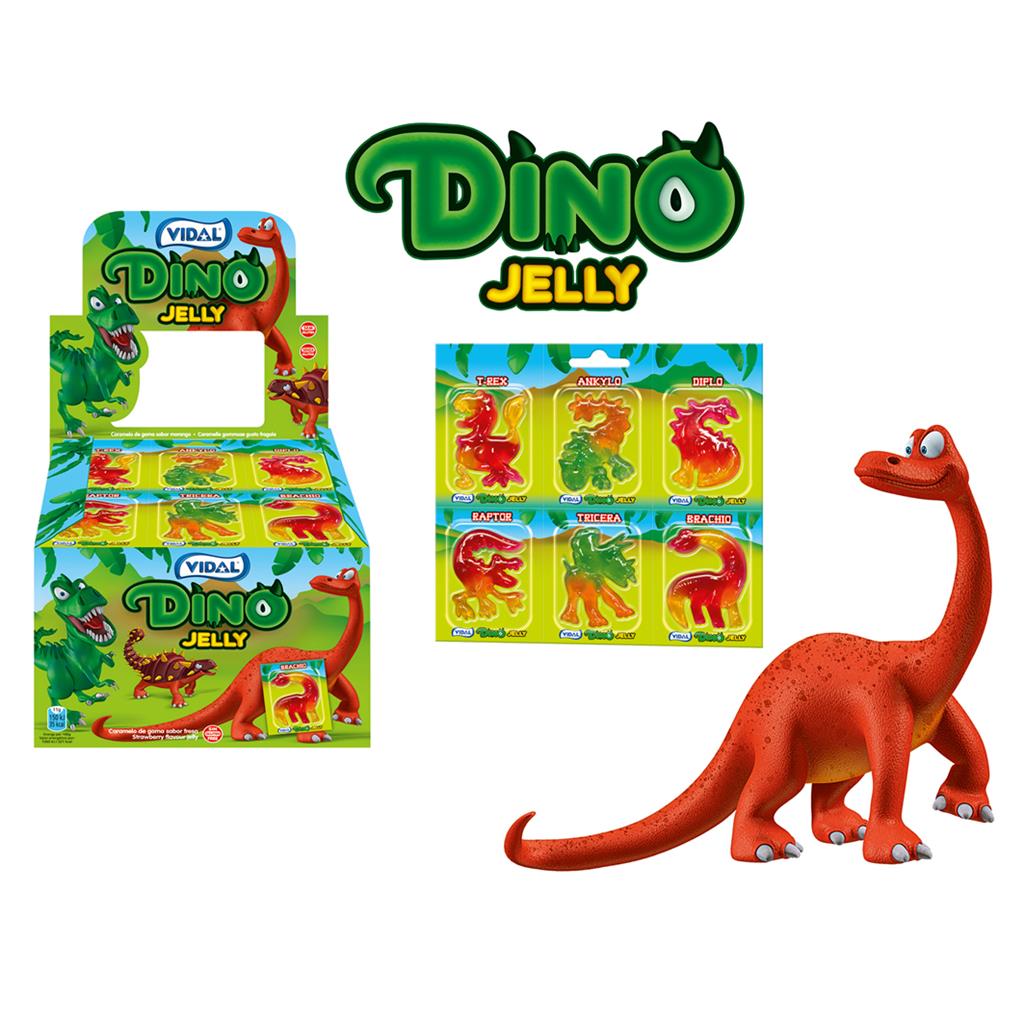 Vidal dino jelly 66 stuks