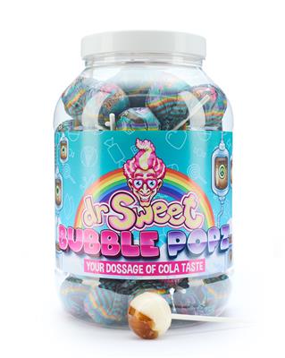 Dr sweet bubble popz cola 70 stuks