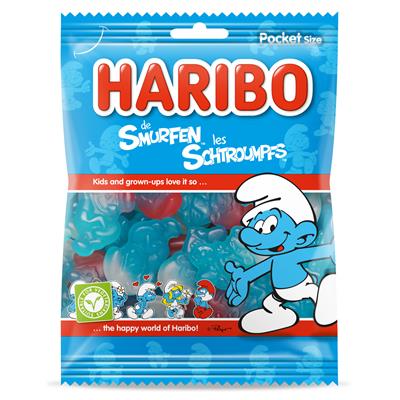 Haribo smurfen 28x75 gr