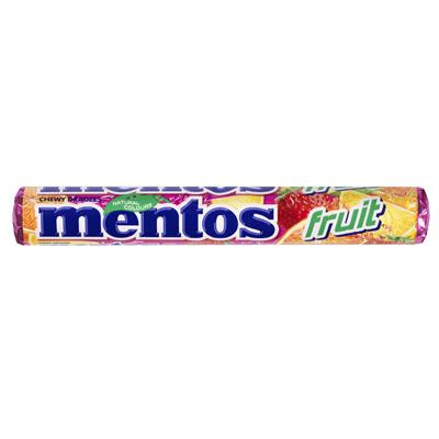 Mentos Fruit single 38 gr( 40stuks)