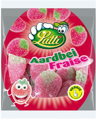 Lutti aardbeien 80g( 12st)