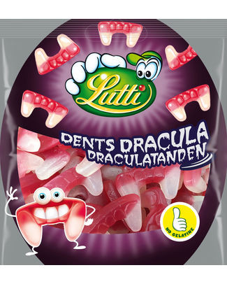 Lutti draculatanden 80gr (12st)