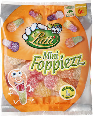 lutti mini foppies veggie 80gr(12st)