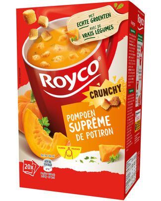 Royco crunchy  popmpoensoep (20st)