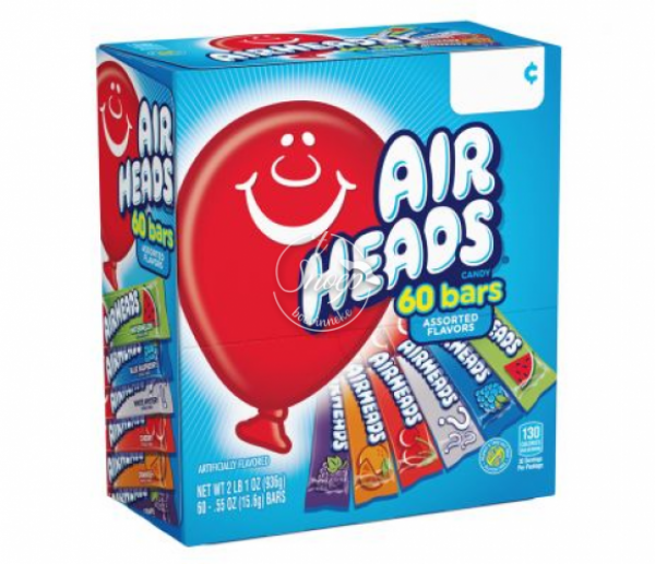 Airheads Gravity Feed Assorted 15,6 gr (60st)