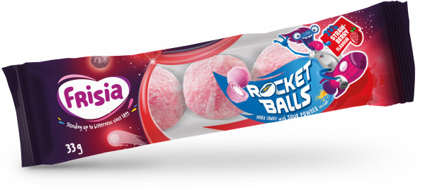 Frisia Rocket Balls Strawberry 5-strip (50st)