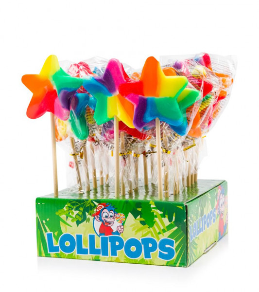 Felko Lolly Star Rainbow 40 gr (24st)