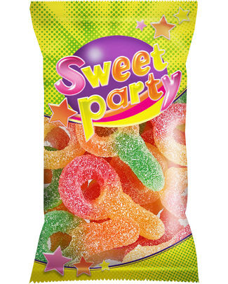 SWEET PARTY TUTTERS CITRIC ZAKJE 80GR (16stuks)