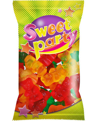 SWEET PARTY BEREN ZAKJE 100GR (16st)