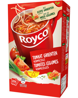 Royco tomaat met groenten en vermicelli (20st)