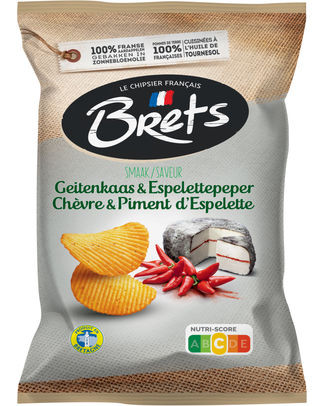 Brets geitenkaas en espelettepeper 125 gr (10st)