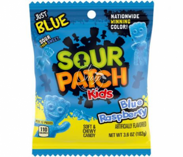 Sour Patch Blue Raspberry 102 gr (12st)