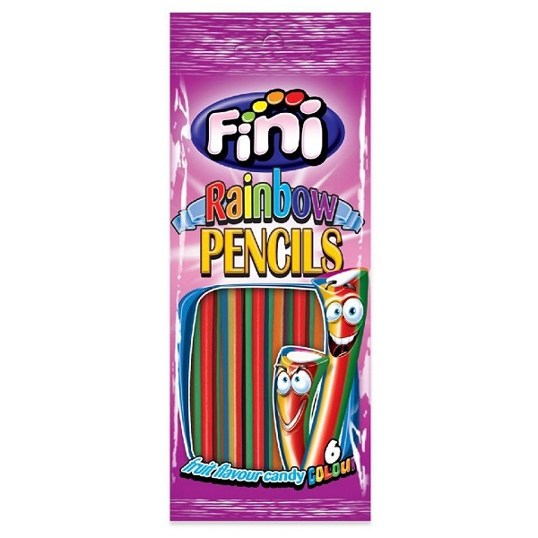 Fini rainbow penselen 12x75g